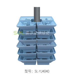 落地包燈桿綠化-方形